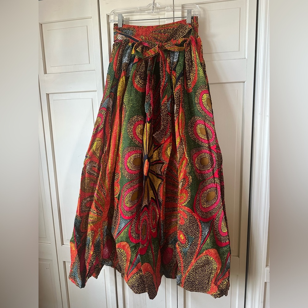 Advance Apparels Colorful A-Line Maxi Skirt